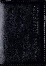 Обложка д/пасп. PASSPORT иск.к чер.222063 Спейс