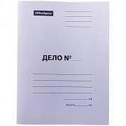 Скоросшиватель OfficeSpace "Дело" 380гр бел/мел 158528