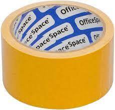 Скотч двустор.50мм*10м OfficeSpace пропилен.