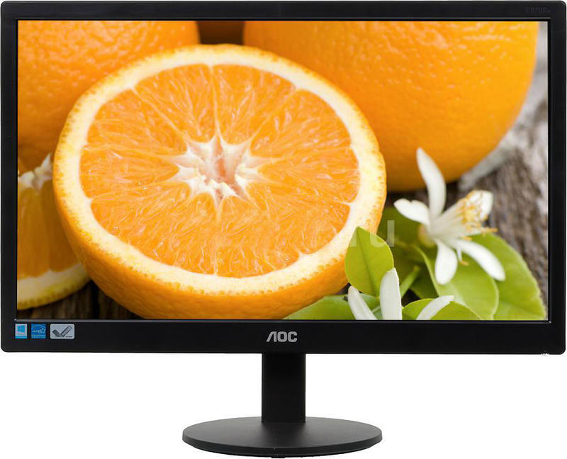 Монитор 18.5" AOC E970SWN/01 LED (5ms/D-Sub/1366x768/100°/75°/200cd/m2/700:1)
