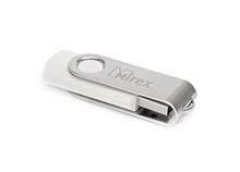 Накопитель USB 4Gb Mirex Swivel WHITE