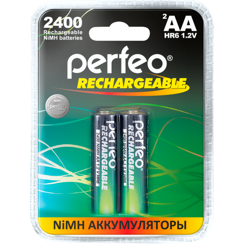 Аккумуляторы Perfeo R-06 2400mAh, 2бл