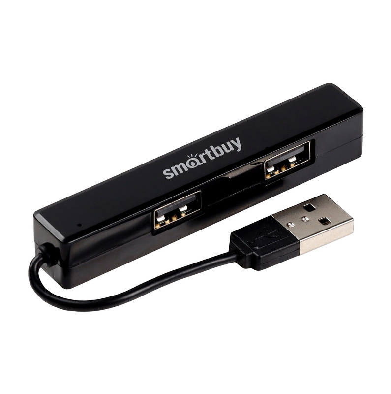 USB-хаб Smartbuy, на 4 порта, черный (SBHA-408-K)