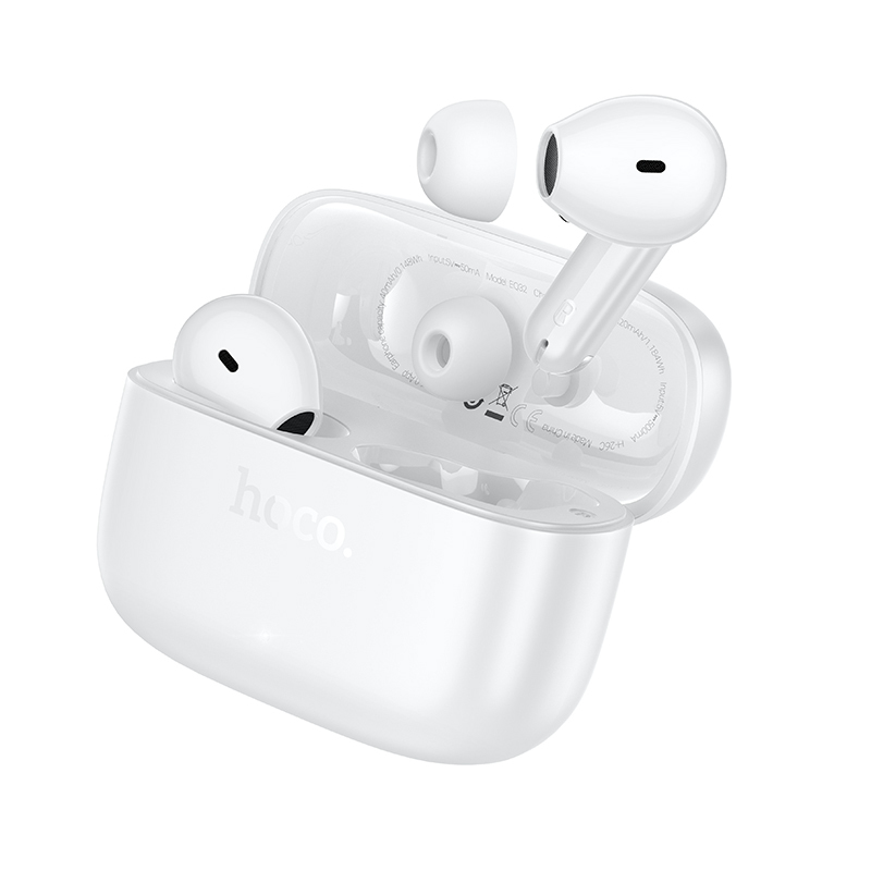 Гарнитура Bluetooth Hoco EQ32, TWS, внутриканальная/вкладыши, белый