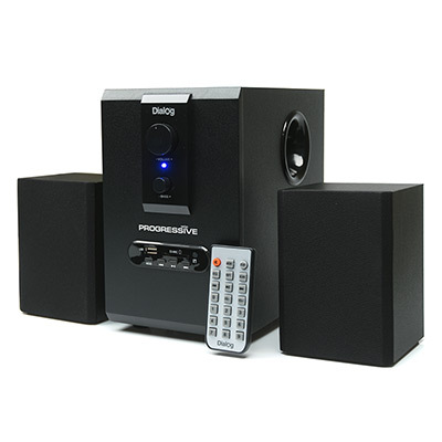 Аккустическая система колонки 2.1 Dialog Progressive AP-150 Black, 10W+2*5W RMS, USB+SD reader