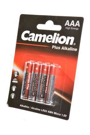 Батарейка Camelion Plus LR03 AAA BL4 Alkaline 1.5V (4/48/1152)