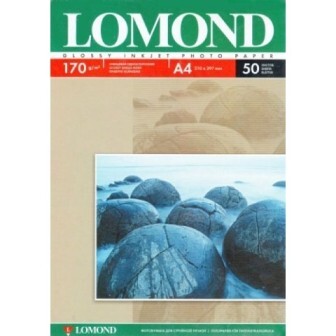 Бумага Lomond глянцевая А4, 170 г/м2 25л 0102143