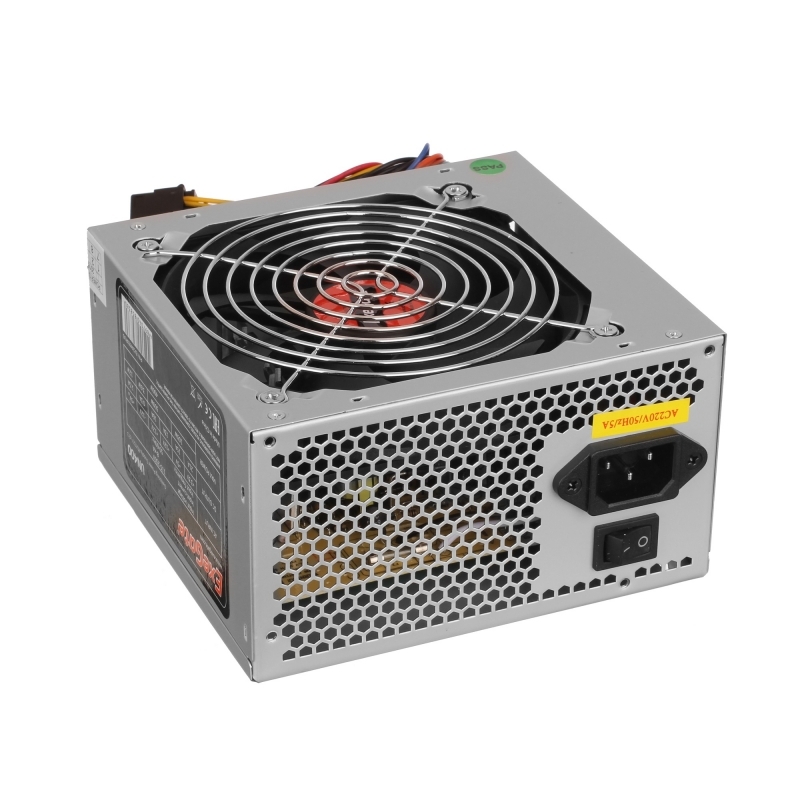 Блок питания 450W ATX Exegate UN450 (12cm fan/24+4pin/6pin PCI-E/4*SATA/1*FDD/1*IDE) (EX244554RUS)