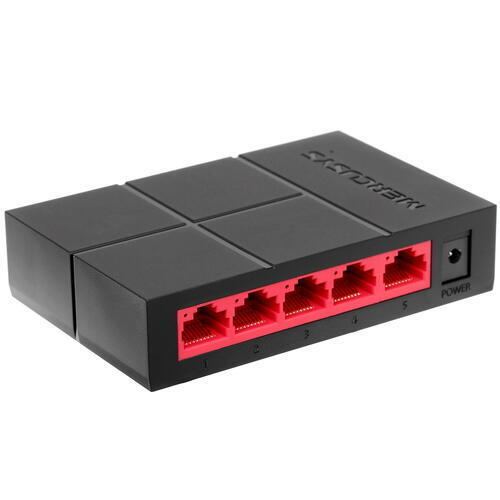 Коммутатор (switch) Mercusys MS105G 5 портов Ethernet 10/100/1000 Мбит/сек, 105 x 25 x 70 мм