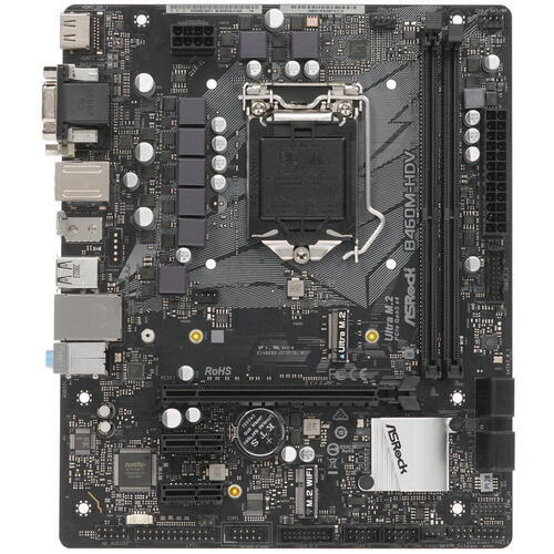 Материнская плата Asrock B460M-HDV (B460M-HDV) Soc-1200 Intel B460 ...