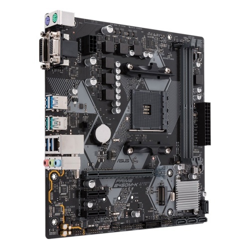 Материнская плата Asus PRIME B450M-K S AM4, AMD B450