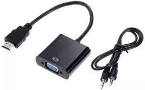 Переходник HDMI- VGA (шт/гн) + 3.5 mm Аудио, black (5169)