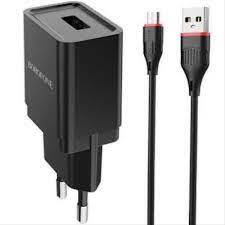 СЗУ BOROFONE BA19A 1USB 1A + micro черный (18860)