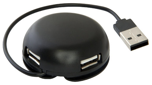 Универсальный USB разветвитель Quadro light USB 2.0, 4 порта Defender