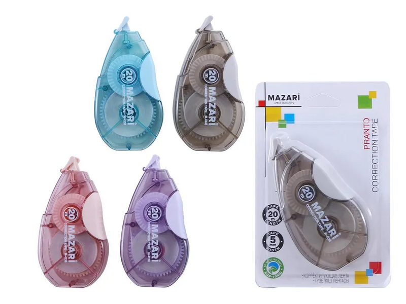 Коррект.лента Mazari Pranto 5мм*20м M-4138  