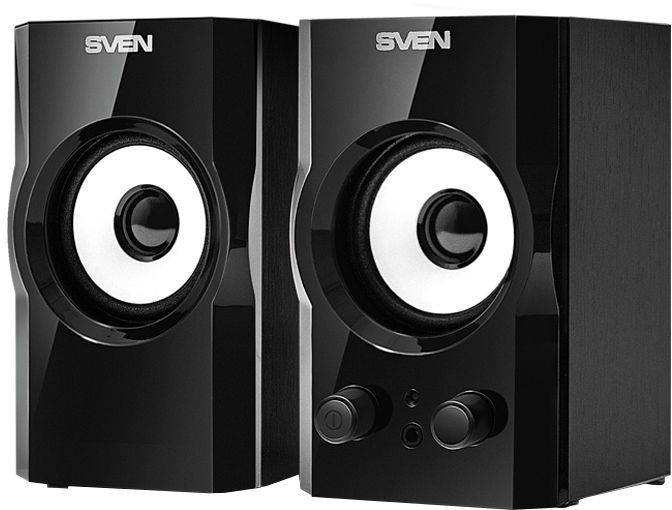 Акустическая система 2.0 SVEN SPS-605 черный 2х3 Вт (колонки)