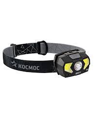 Фонарь налобный КОСМОС HuntHelper5W (ближний/дальний; 3Вт XPE LED, красн.цвет, 2*2Вт COB от 3хААА)