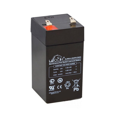Аккумуляторная батарея DJW 4V-4.5А для весов Mertech 326AF(L),327,324,325,335,Атол MARTA
