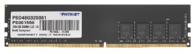 Память DIMM DDR4 8192MB PC25600 3200MHz Patriot Signature [PSD48G320081]