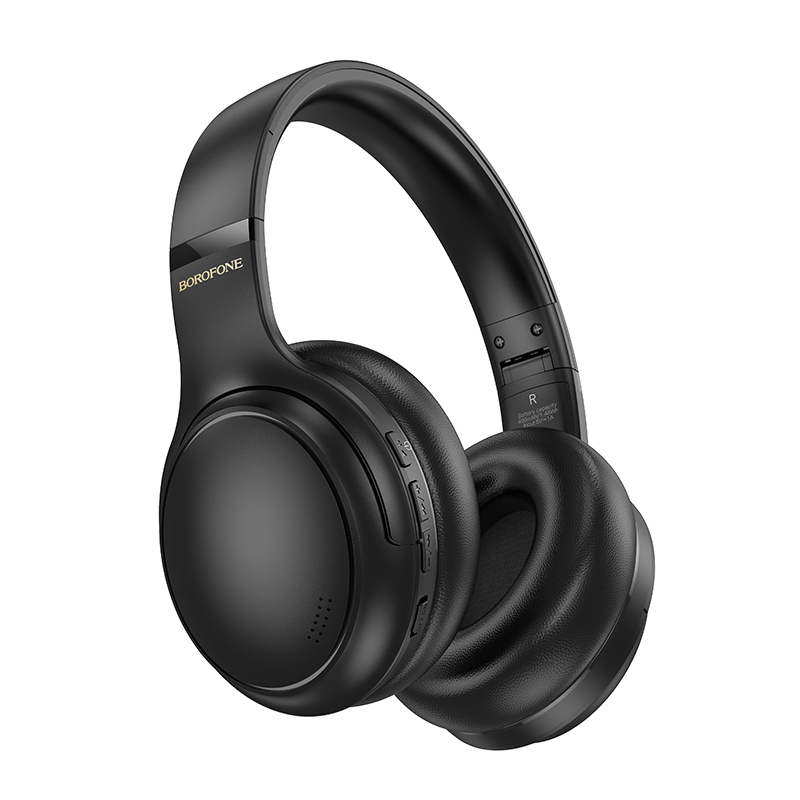Гарнитура Bluetooth Borofone BO29 Plus, полноразмерная, AUX, черный