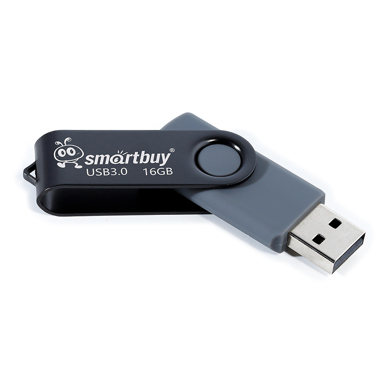 Накопитель USB 16Gb SmartBuy Twist Black 3.0