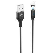 Кабель HOCO micro USB U76 magnetic 1.2м, черный (16712) 1/22