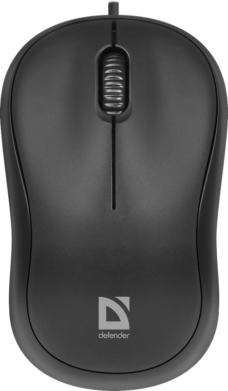 Мышь DEFENDER Patch MS-759 провод. оптич. Black (Черн) 3кн 1000 dpi