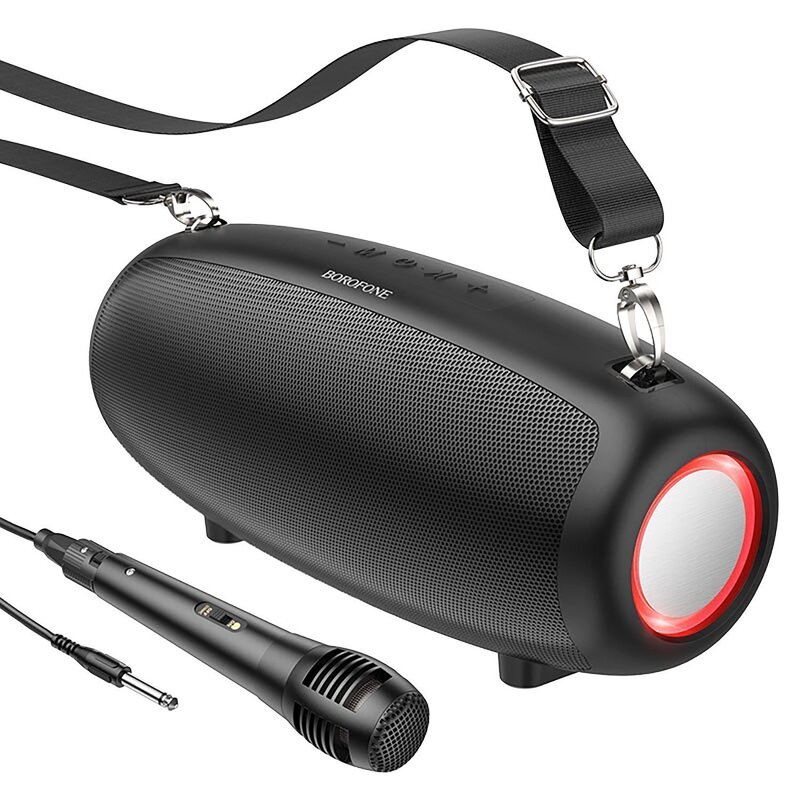 Колонка BOROFONE BP13 10Вт (FM+AUX+USB+microUSB+Bluetooth+TWS+микрофон) черный