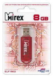 Накопитель USB 8Gb Mirex ELF RED