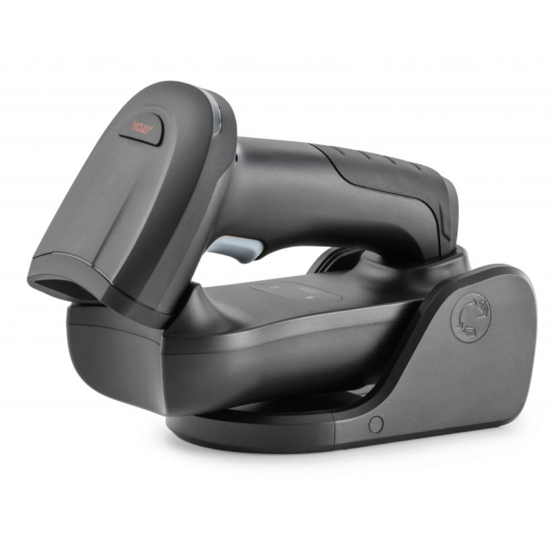Сканер штрих-кода 2D беспроводной АТОЛ SB3100 BT (черный, USB, Bluetooth 5.0, IP42, c подставкой)