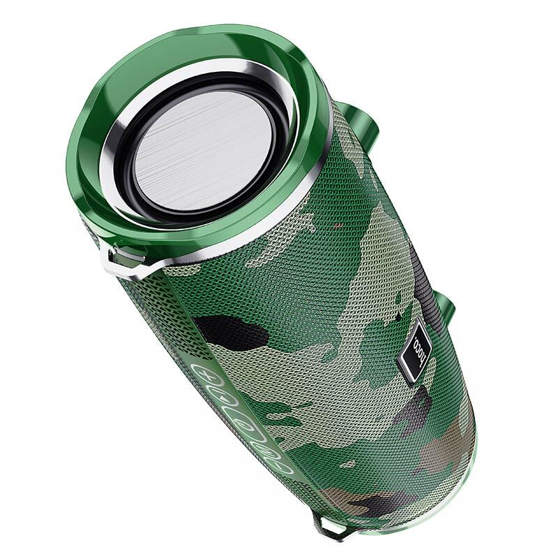 Колонка Hoco BS40 (FM+AUX+USB+microSD+Bluetooth+TWS) хаки