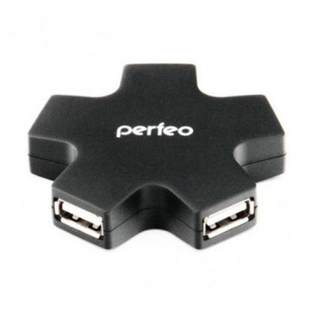 USB-хаб Perfeo на 4 порта (PF-HYD-6098H) черный