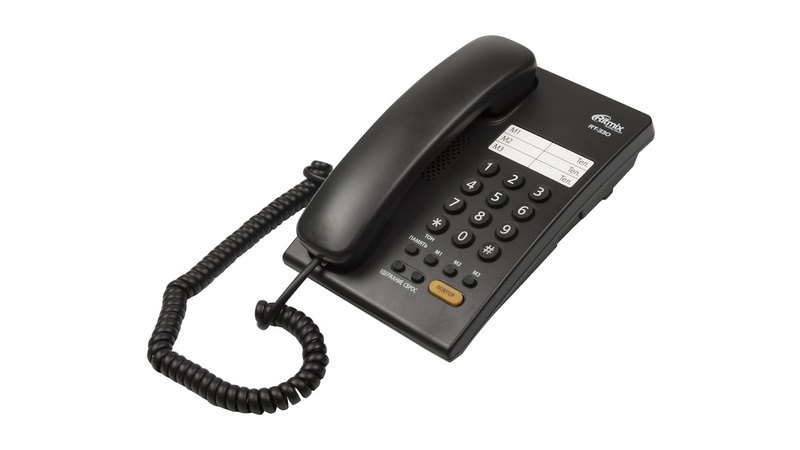 Телефон Ritmix RT-330 черный