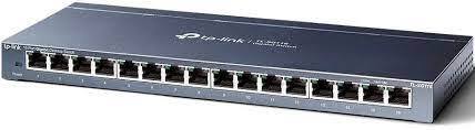 Коммутатор TP-Link TL-SG116 [неуправляемый, настенный, настольный,1000 Мбит/сек, 100 Мбит/сек,16 por