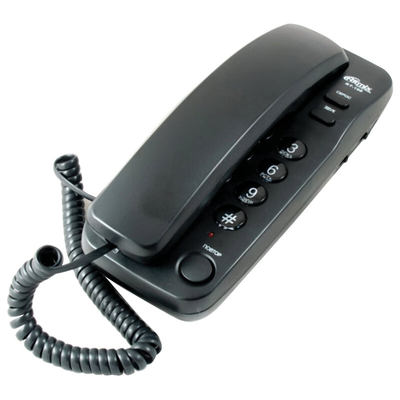 Телефон Ritmix RT-100 Черн