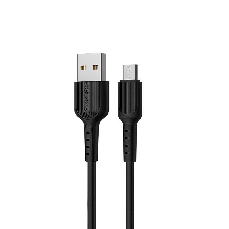 Кабель BOROFONE micro USB BX16, 1м, черный (99499) 1/648