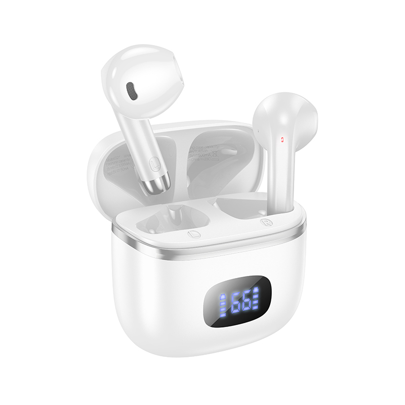 Гарнитура Bluetooth Hoco EQ1, TWS, вкладыши, белый