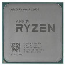 Процессор AMD Ryzen 3 2200G 3,5/3,7GHz,4С/4T, 2Mb L2, DDR4-2933, GPU Radeon Vega 8, TDP-65W, AM4, OE