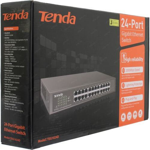 Коммутатор Tenda TEG1024D [24xGbE]