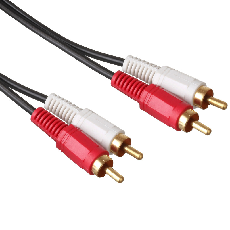 Кабель 2RCA - 2RCA (шт/шт) 1.5м черный