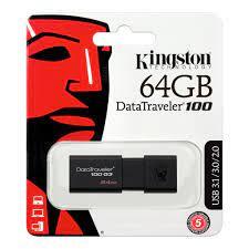 Накопитель USB 64Gb Kingston DT100G3 3.0