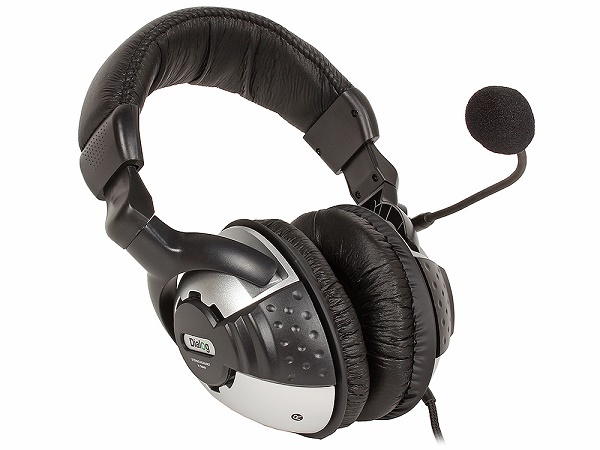 Гарнитура Dialog M-780HV, 2x3,5 jack, с регулятором громкости, черный
