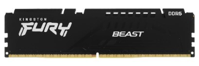 Память DIMM DDR5 8192MB 5200MHz Kingston Fury Beast Black [KF552C40BB-8]CN