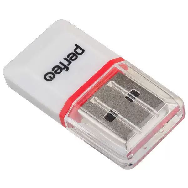 Card Reader Perfeo R008 White (MicroSD)