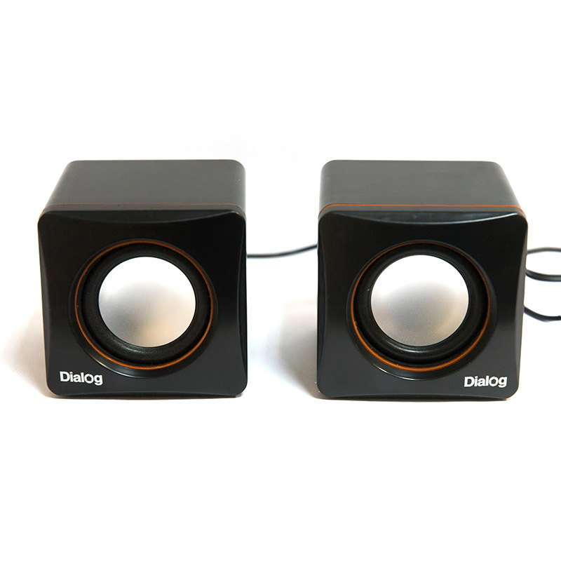 Ак. колонки 2.0 Dialog Colibri AC-04UP, 6W RMS, питание от USB, черный/красный