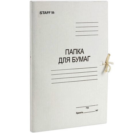 Папка с завязками Staff 310гр, 121120