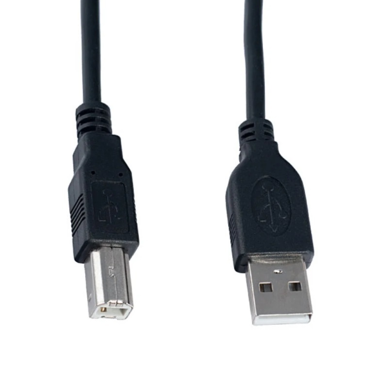 Кабель USB - USB 2.0 (AM-BM) 1м Perfeo черный (U4101)