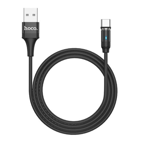 Кабель HOCO USB - Type-C U76 magnetic 1.2м, черный