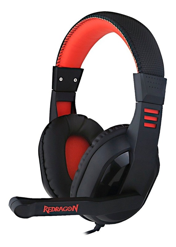 ГАРНИТУРА СТЕРЕО DEFENDER REDRAGON ARES 2М, КРАСНЫЙ/ЧЕРНЫЙ