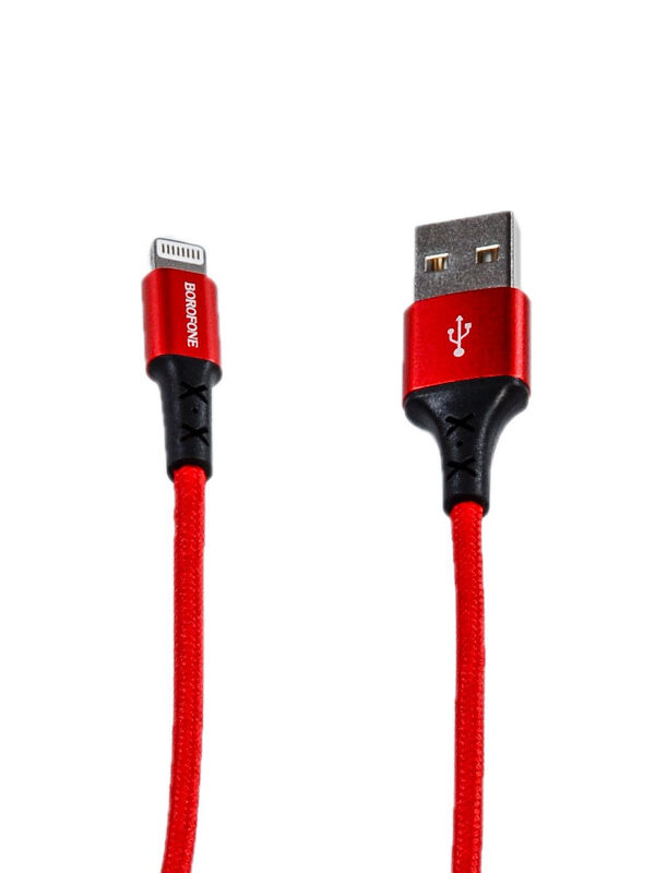 Кабель BOROFONE для iPhone 5/6 BX20, 1 м, красный 